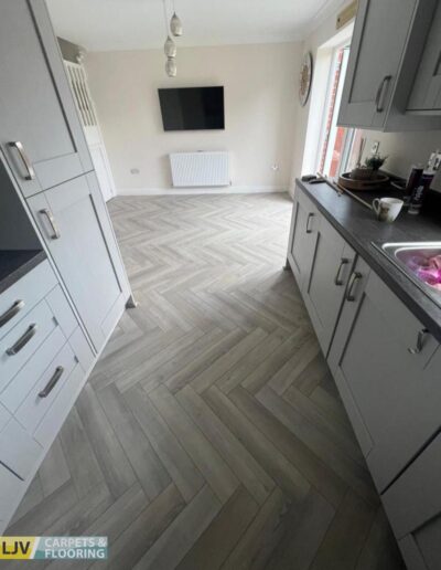 Open Kitchen flooring option by LJV Carpets & Flooring