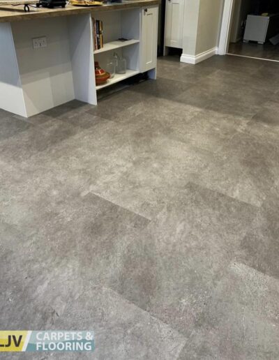 Grey Kitchen Flooring Option