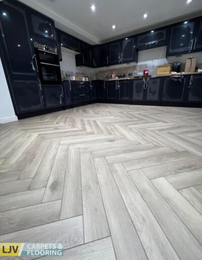Side view of new flooring - LJV Carpets & Flooring