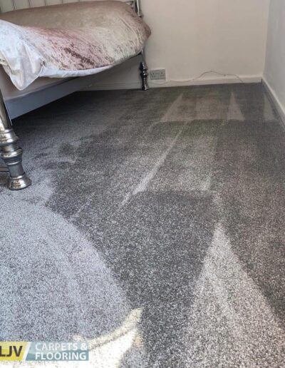 Low view bedroom Grey Carpet-LJV Carpets and Flooring