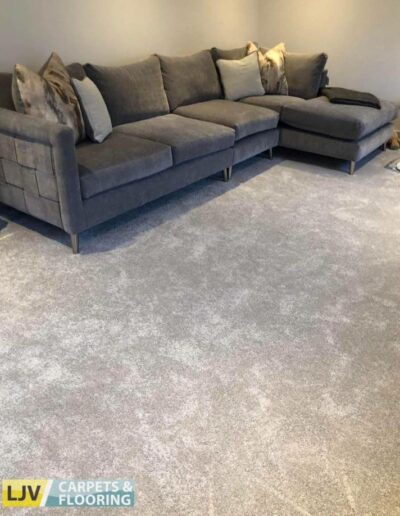 Leigh Living room Grey Carpet - LJV Flooring